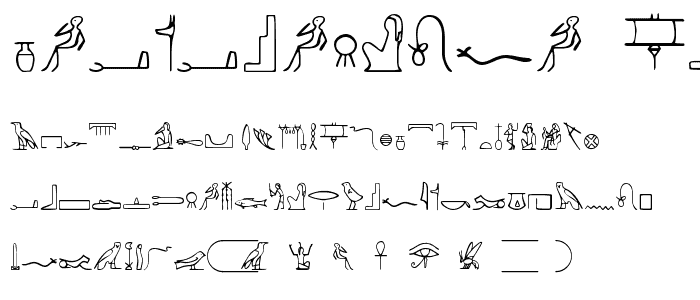 PharaohGlyph Medium font